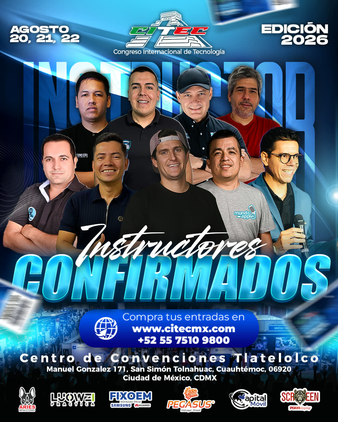 Instructores confirmados — CITEC 2026