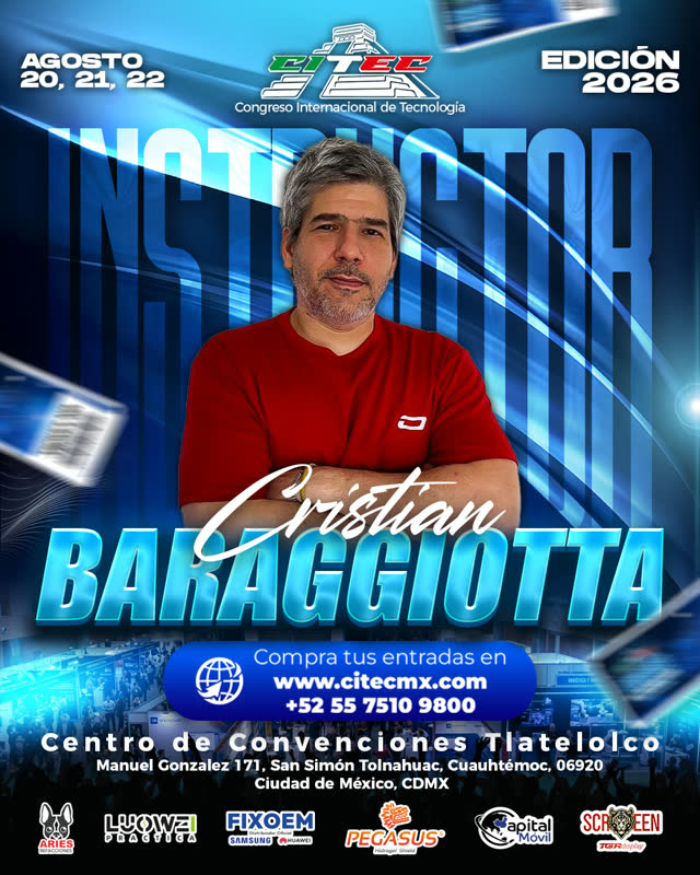 Cristian Baraggiotta — instructor CITEC 2026