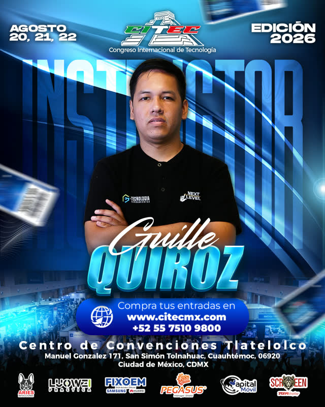 Guille Quiroz — instructor CITEC 2026