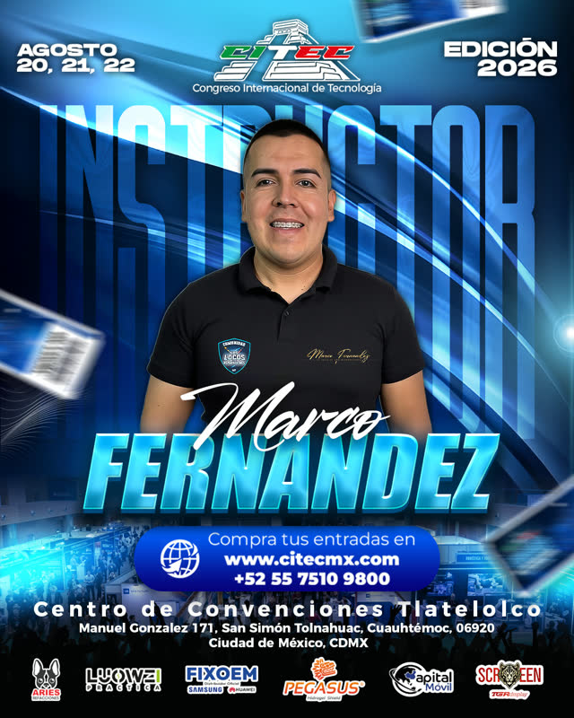 Marco Fernández — instructor CITEC 2026